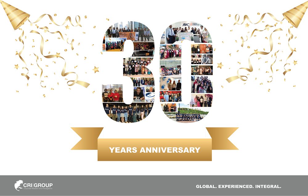 CRI® Group celebrates 30 Years