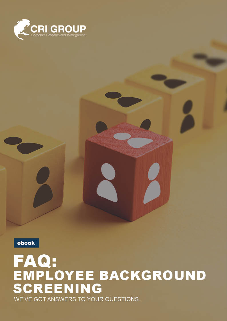 FAQ employee background screening