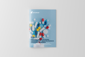 Major Pharma conducts due diligence investigation and the lessons learned | eBook