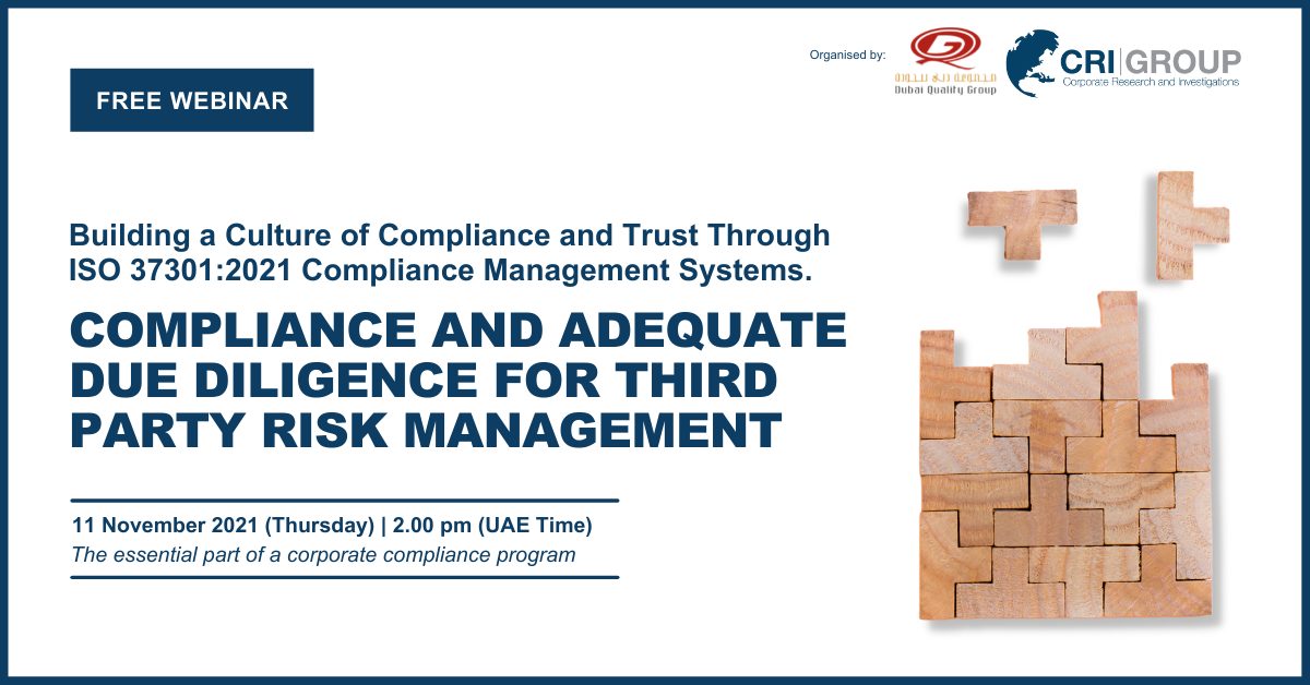 Compliance and Due Diligence for Third-Party Risk Management | Webinar
