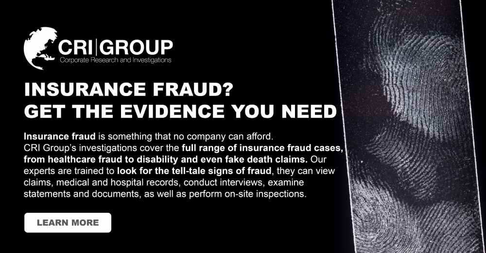 Insurance Fraud by CRI Group™