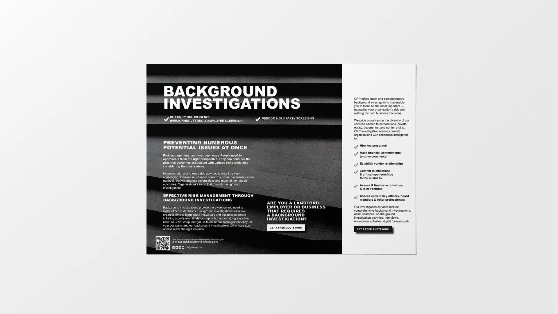 Brochures: